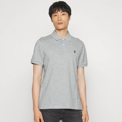 RL Men's Classic Piqué Polo Shirt – Grey