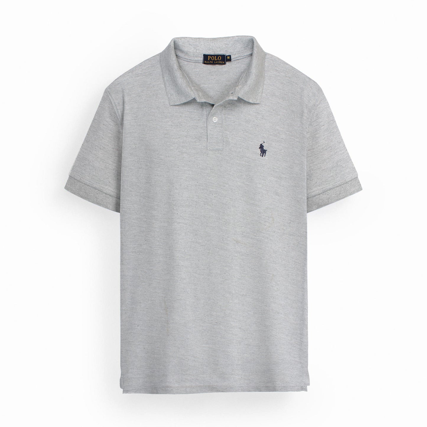 RL Men's Classic Piqué Polo Shirt – Grey