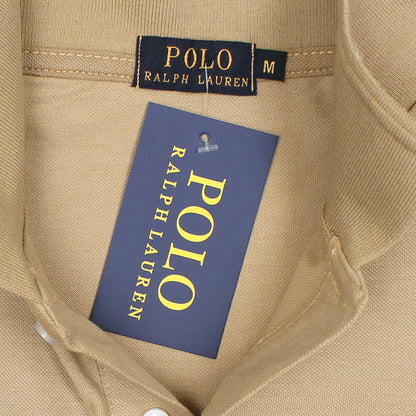 RL Men's Premium Piqué Polo Shirt – Beige