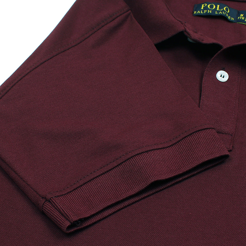 RL Men's Classic Piqué Polo Shirt – Burgundy