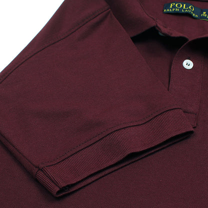 RL Men's Classic Piqué Polo Shirt – Burgundy