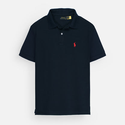 RL Men's Premium Piqué Polo Shirt – Navy