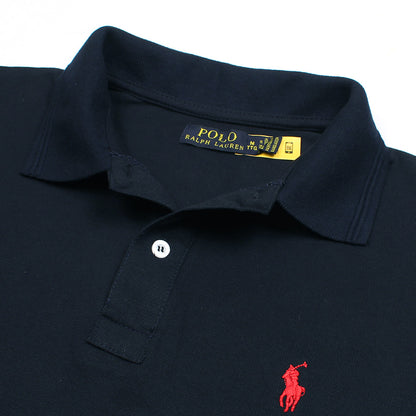 RL Men's Premium Piqué Polo Shirt – Navy