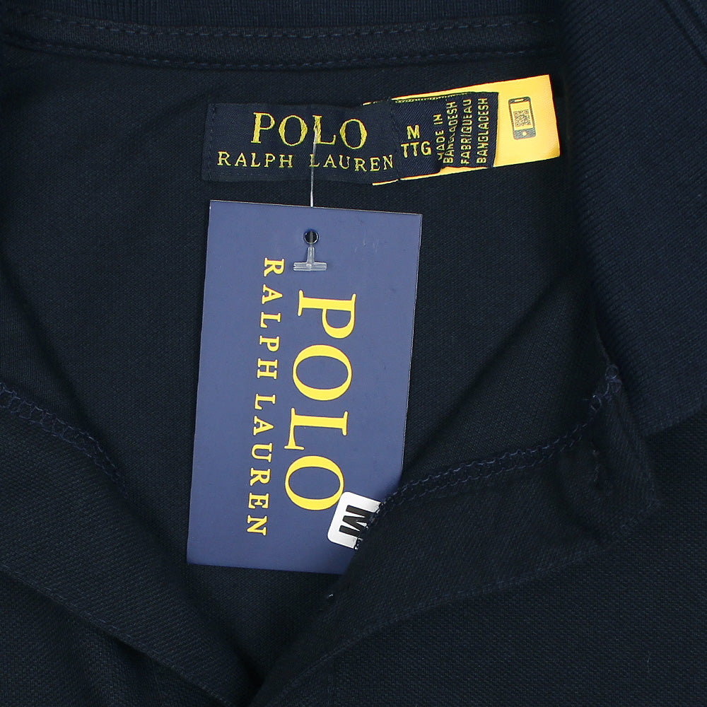 RL Men's Premium Piqué Polo Shirt – Navy