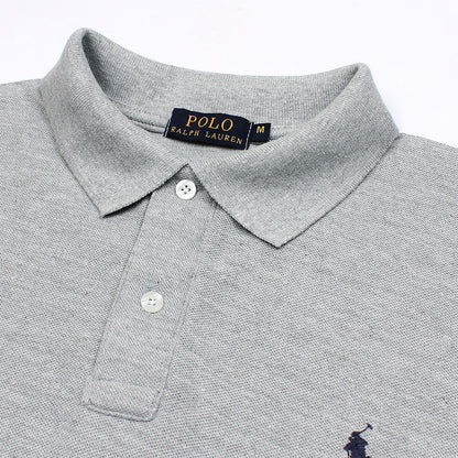 RL Men's Classic Piqué Polo Shirt – Grey