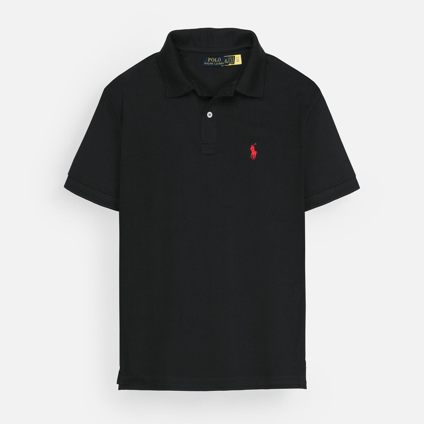 RL Men's Premium Piqué Polo Shirt – Black