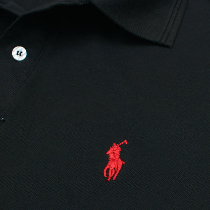 RL Men's Premium Piqué Polo Shirt – Black