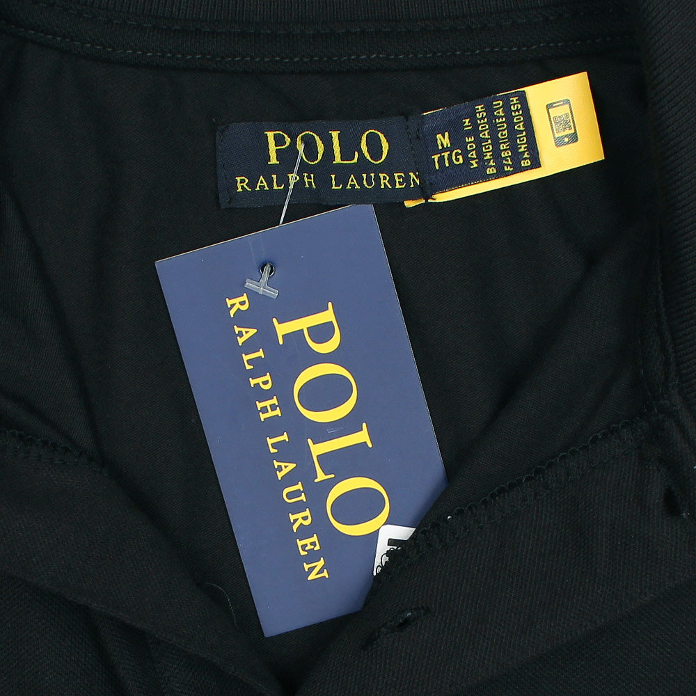 RL Men's Premium Piqué Polo Shirt – Black